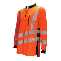 英國 treehog 反光安全認證長袖工作衣 THHV2010 橘色